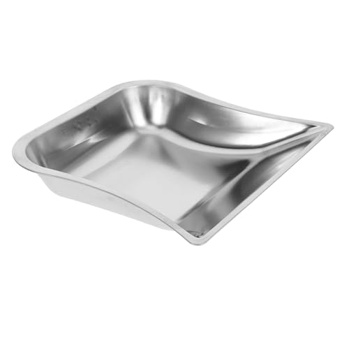 Alipis recogedor batir escobas Miniatura Cubo de Basura fregadora eléctrica Palo de Escoba Pantalla móvil práctica Pala de Limpieza Pala de Limpieza de Escritorio Acero Inoxidable Silver