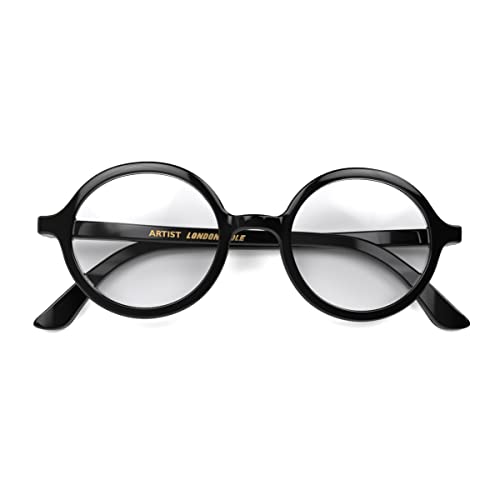 LONDON MOLE® Artist reading glasses, Gloss Black, 140 mm bredd