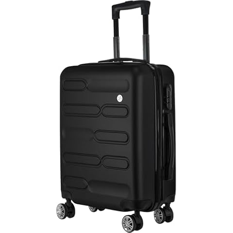 SA Products 34L Cabin Suitcase with Lock Cover