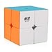 QIDI 2x2 Cube - QiYi Puzzle Cube with Stickers - Speedy (Stickerless)