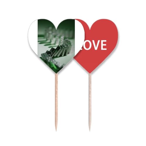Lable Cupcake Pick cure-dents en bois avec étiquette stable