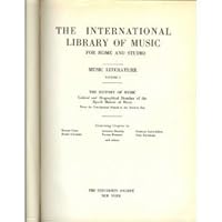 Music Literature (The International Library of Music for Home and Studio, Vol. 1) B000GLNPVE Book Cover