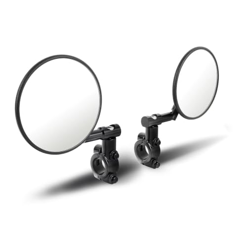 Espejo moto plegable quad ATV manillar 22mm reflector redondo M8
