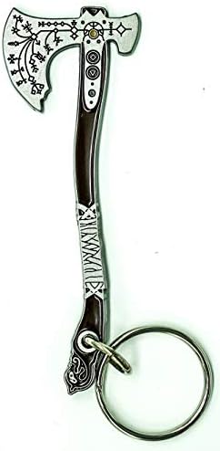 God of War 4 Kratos Leviathan Axe Bottle Opener Keychain
