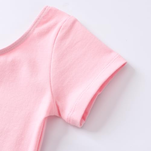 Girls Ballet Dress Leotards Short Sleeve Tutu Skirted Leotard (Toddler/Little/Big Girl)4