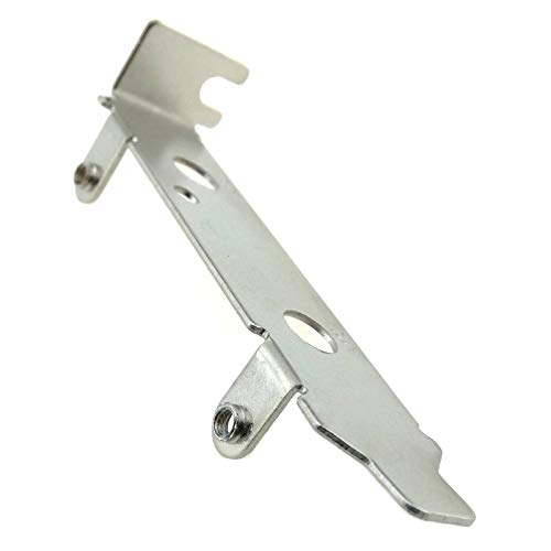 Image of Low Profile Rear Slot Bracket with 2 Antenna Holes, Micro ATX Desktop PC Case Back Panel