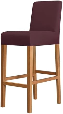 Barstool Covers Set - Pub Chair Slipcovers for Counter Height Chairs (2 Pack) - Durable, Stylish Protection for Home Bars, Restaurants & Pubs - Easy to Clean, Stretch Fit