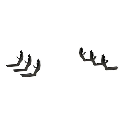 Estribos de aluminio negro LUVERNE 78 pulgadas miniatura 3