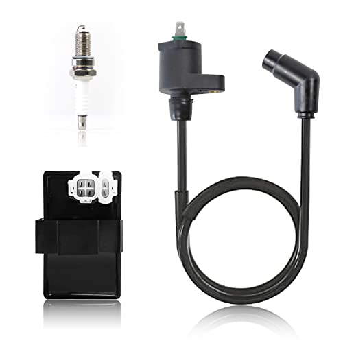 Ignition Coil CDI Box Spark Plug for HONDA FourTrax 300 TRX 300 2x4 1989-1993 FourTrax 300 TRX 300 FW 4x4 1990-1993 30410-HC4-770 30510-HC4-000