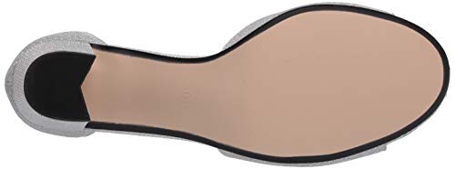 Touch Ups Womens Amaya Heeled Sandal, Silver, 8 Wide Us #TOP3
