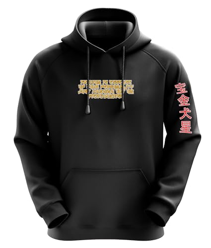 Image of fanideaz Mens Cotton Anime Sleeve Printed Hooded Sweatshrits for Men