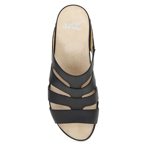 Dansko Lyndi Slide Sandals for Women – Caged-Style Design with Leather Uppers and Lightweight Rubber Outsole2