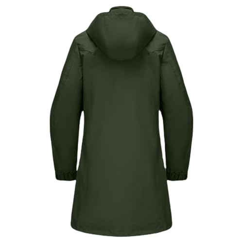 Chaqueta softshell de mujer impermeable cortavientos rojo para primavera y otoño 7