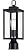 YaoKuem Outdoor Post Light, Pole Lantern, E26 Base 60W Max, Metal Housing Plus Glass, Wet Location Rated, Bulbs not Included, Matte Black, 1 Pack