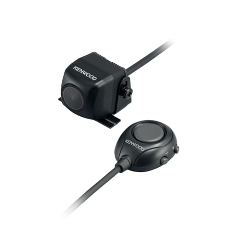 Image of Kenwood CMOS-320LP Front or Rear View Camera with License Plate Mounting Kit & Camera Switch Unit