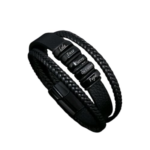 Lyly'S Bracelet homme personnalisé cadeau fête des pères...