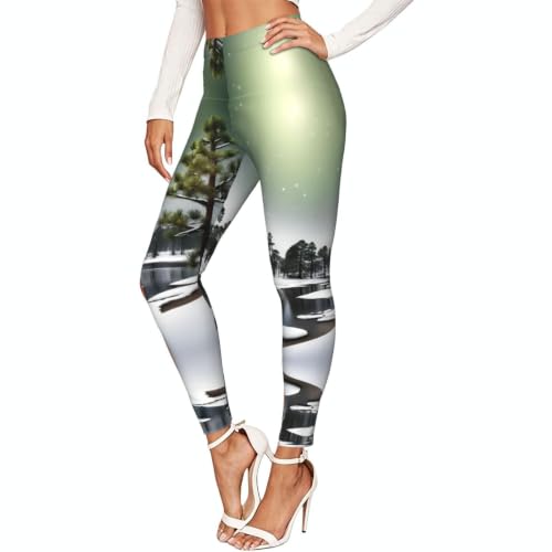 Leggings de compresión suaves para mujer mallas deportivas de pino pantalones de entrenamiento