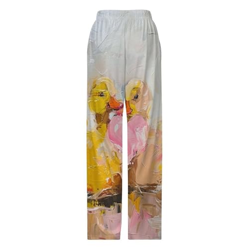 Yellow Ducks And Pink HeartChildren's Casual Pajamas140CM4