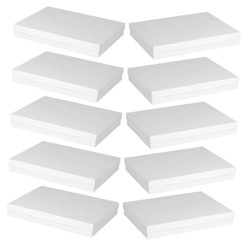 Boîtes grandes blanches pliables Healvian x10 pour vêtements volumineux