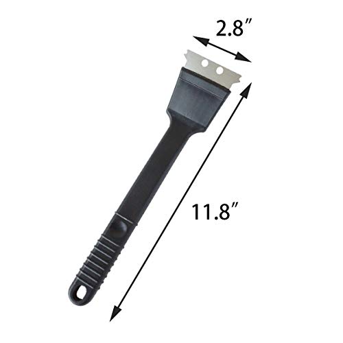 Foiburely Stainless Steel Bird Droppings Cleaning Brush With Scraper Birdcage Accessory Parrot Pet Cage thumb #1