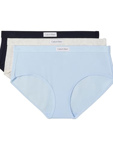 Calvin Klein Comfort Logo Cotton Stretch Modern Brief Panties, 3 Pack