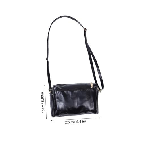 Sac à main compact femme PU fini les objets encombrants - 4