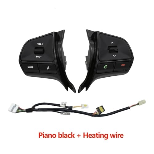 Touches remplacement commande volant Kia Rio interrupteur bluetooth audio volume 2011 2012 2013