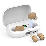 集音器 高齢者 しゅうおんき【2025年革新型 4段階音量調整 簡単操作】音声拡聴器 軽量設計 Type-C充電式 最大20-30時間連続使用可 1200mah充電ケース 自動電源ON/OFF 残量表示 片耳/両耳 人間工学 長時間快適装着 目立たない 耳穴型デザイン 敬老の日 誕生日 贈り物 プレゼント 日本語取扱説明書