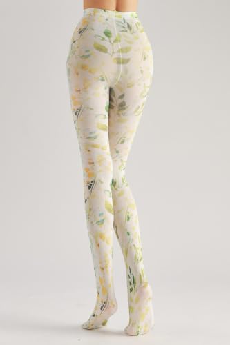 Image of Sahabowi Women Tights, Sheer High Waist Pantyhose, Vintage Control Top Stockings
