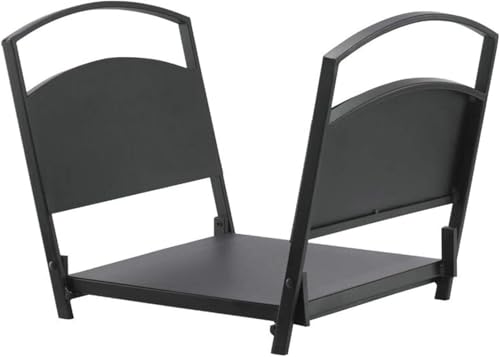 Support à bois robuste avec traitement extérieur pour rangement de bûches de cheminée - 2