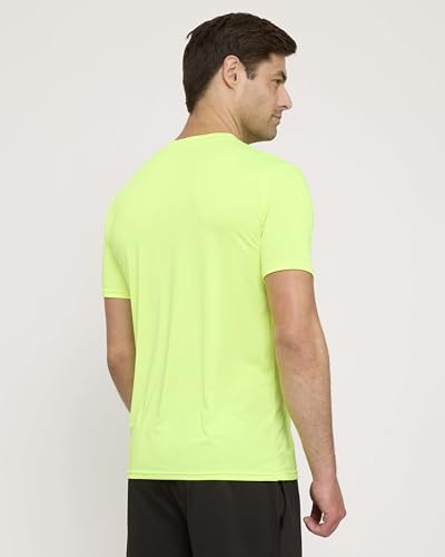 Image of Real Essentials 5 Pack: Men's Dry-Fit Moisture Wicking Active Athletic Performance Crew T-Shirt
