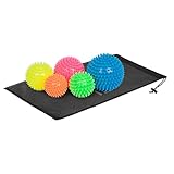Massage Igelbälle, verschiedene Größen, für Triggerpunktmassage, lindern Muskelverspannungen 5er...