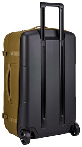 Thule Aion 70cm Wheeled Duffel - Wet/Dirty Storage Pocket - Smooth Rolling Wheels - Interior Compression Straps - Lockable Exterior Zippers - 100% Recycled PFC-Free Waxed Canvas Fabric4