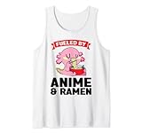 fueled by anime & ramen Anime Ramen Axolotl Anime & Ramen Tank Top