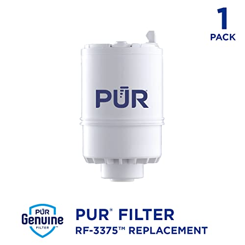 PUR Faucet Mount Replacement Filter 1-Pack, Genuine PUR Filter, 2-in-1 Powerful Filtration, Includes Lead Removal, White (RF33751)