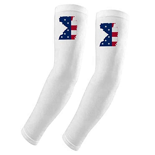 Housse de gants en jersey carte USA protection et rangement souple