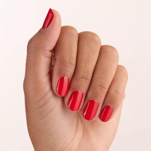 Image of Essence gel nail colour 56 red-y TO GO, gel nail polish, high-shine finish, long-lasting colour, 8 ml
