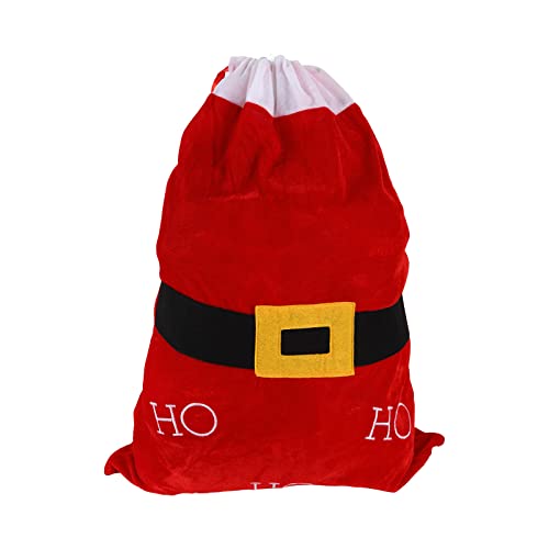 Weihnachten Santa Sack, Große Weihnachtsmann Kordeltasche, Rot...