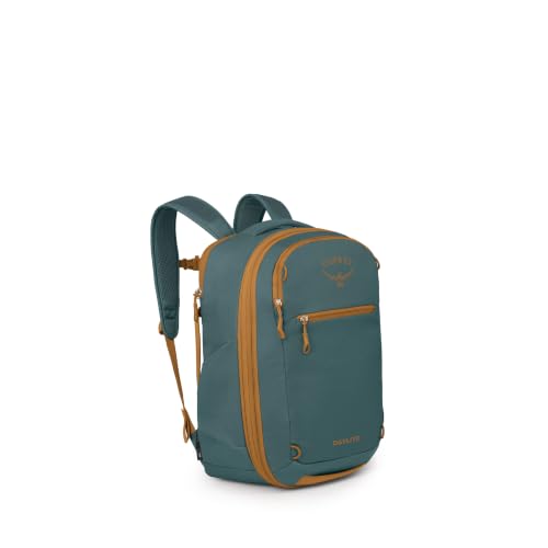 Image of Osprey Daylite Expandable Travel Pack 26+6 Torrent Blue-Barley, Blue OS | travel backpack, carry on bag, laptop sleeve, personal item, Blue color, OS size