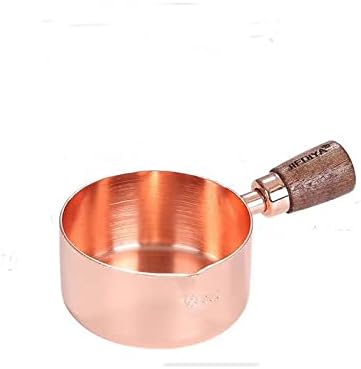 Creamer Pitcher Seasoning Cup Wooden Handle Black Pepper Tomato Steak Sauce Cup Coffee Mini Milk Cup Salad Small Bowl Tableware Milk Pitcher (Size : X-Small) (Small)