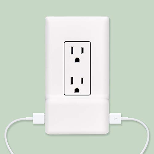 2 Pack, SnapPower USB Charger 2 - Powerful Dual Port USB Charger built