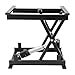 DNYSYSJ Electric Scissor Lift Table,Lift Table 250lbs for Material Handling, 8.27-22.83in Height Adjustable, Scissor Lift Tool Tray with Remote, Hydraulic Industrial Platform,Black