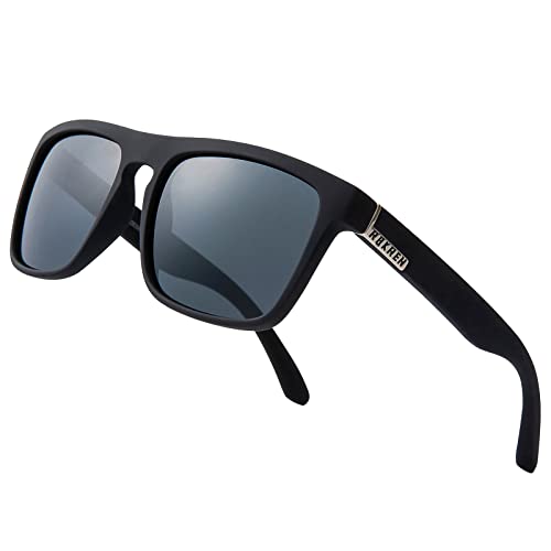 RAKREN Square Polarized Sunglasses Men Women Classic Fishing Driving Sports Sunglasses for Men 100% UV Protection