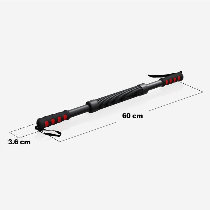 Barre en acier flexible Physionics® ressort musculation robuste - 3