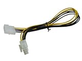 4 Pin Molex to 8 Pin ATX EPS12V Motherboard Power Supply Adapter Converter Cable