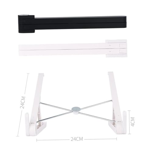 Soporte portátil plegable para laptop Toddmomy blanco miniatura 7