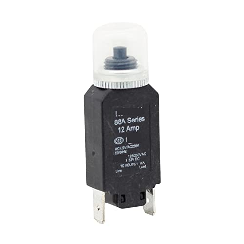 Interruptor de protección térmica 3A para motores y sobrecarga eléctrica 3 uds 6