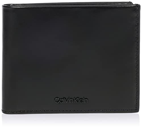 Portefeuille Homme Calvin Klein Ck Median Bifold Chic et Compact Noir