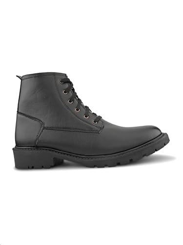 Image of Prolific Men's Ankle Lace-up Boots | High Ankle Boot| Formal, Office & Casual Wear Shoes | Soft Cushioned Insole, Slip-Resistance, Dynamic Feet Support, Arch Support & Shock Absorption