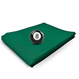 Winsport Billardtuch Arizona grün, Coupon 350x150cm für Spielfläche bis 8ft. inkl. Banden, hochwertiges, langlebiges und laufschnelles Billardtisch Filz